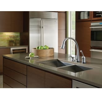 Delta-980T-DST-Installed Faucet in Arctic Stainless