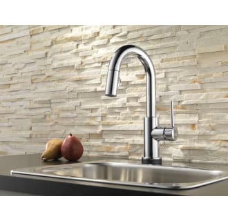 Delta-9959T-DST-Installed Faucet in Chrome