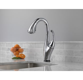 Delta-9992T-Installed Faucet in Chrome