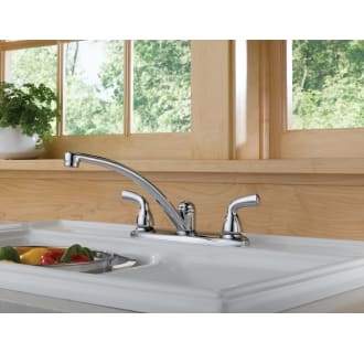 Delta-B2310LF-Installed Faucet in Chrome