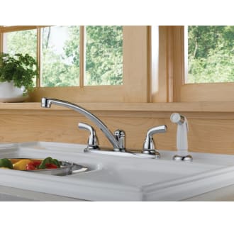 Delta-B2410LF-Installed Faucet in Chrome