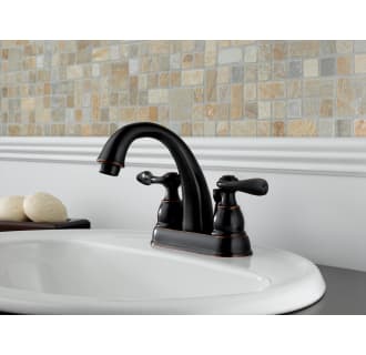 Delta-B2596LF-Installed Faucet in Oil Rubbed Bronze