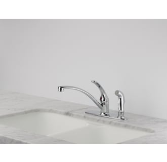 Delta-B3310LF-Installed Faucet in Chrome