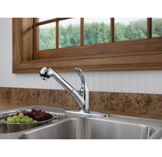 Delta-B4310LF-Installed Faucet in Chrome