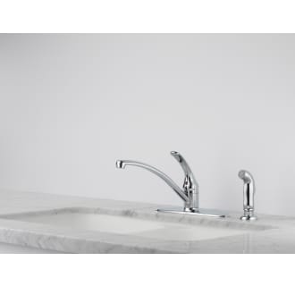 Delta-B4410LF-Installed Faucet in Chrome