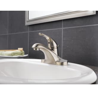Delta-B510LF-Installed Faucet in Brilliance Stainless