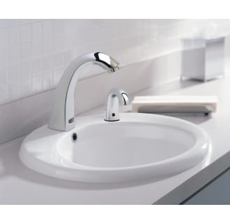 Delta-DESD-550-Installed Faucet in Chrome