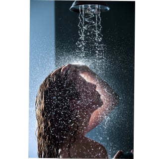 Delta-RP70173-Shower Head in Use in Chrome
