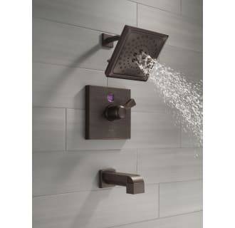 Delta-T14001-T2O-LHP-Running Tub and Shower Trim in Venetian Bronze