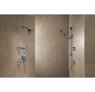 Delta-T17T255-Installed Shower System in Chrome