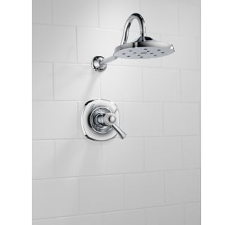 Delta-T17T292-Installed Tub and Shower Trim in Chrome