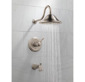 Delta-T17T497-Running Tub and Shower Trim in Brilliance Stainless