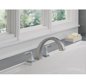 Delta-T2751-Installed Tub Filler in Brilliance Stainless