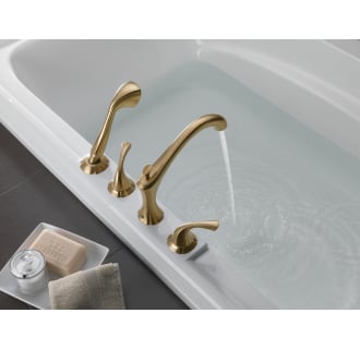 Delta-T4792-Running Tub Filler in Champagne Bronze