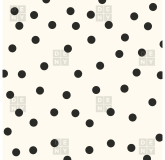 Deny Designs-Vintage Dots Black Curtain-Additional View