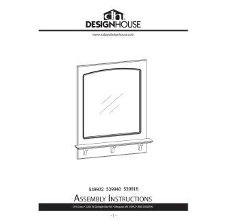 Design House-539940-Installation Sheet