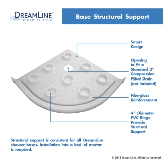 Dreamline-DLT-7033330-Shower Pan Support