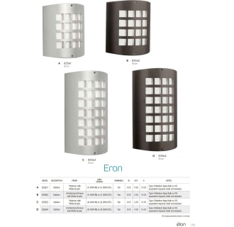 Elan-Eron Sconce-Catalog Page