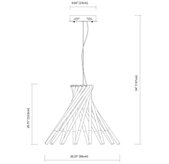 Elan-Phlair Chandelier-Line Drawing