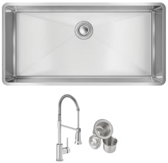 Finish: Stainless Steel Sink / Chrome Faucet