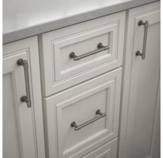 Heirloom Silver Hardware on White Cabinetry