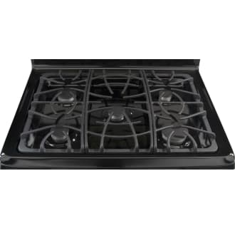 Gas Cooktop Black and Stainless