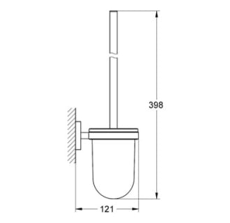 Grohe-40 374-Dimensional Drawing
