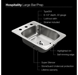 Houzer-1722-7BS-Sink Specifications