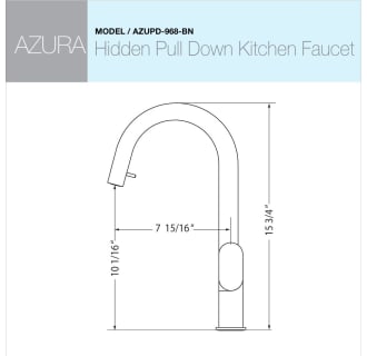 Houzer-AZUPD-968-Dimensional Diagram