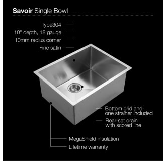 Houzer-CNS-2300-Sink Features