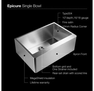Houzer-ENS-3020-Sink Features