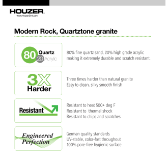 Houzer-G-100-Houzer Quatztone Granite