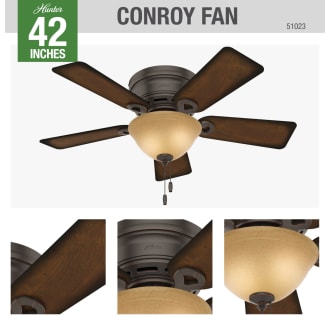 Hunter 51023 Ceiling Fan Details