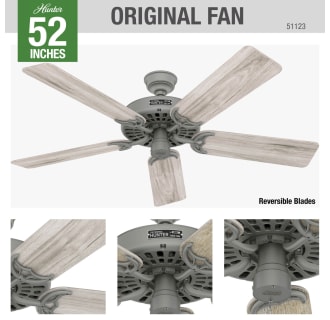 Hunter 51123 Original Ceiling Fan Details
