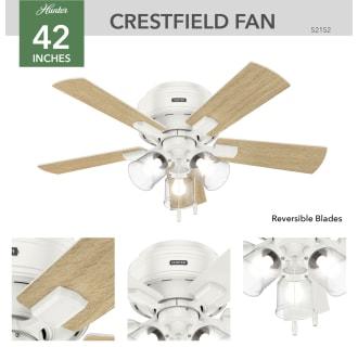 Hunter 52152 Crestfield Ceiling Fan Details