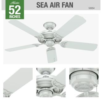 Hunter 53054 Sea Air Ceiling Fan Details