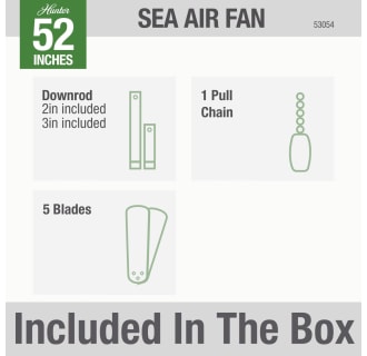 Hunter 53054 Sea Air Included in Box