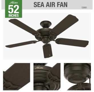 Hunter 53061 Sea Air Ceiling Fan Details