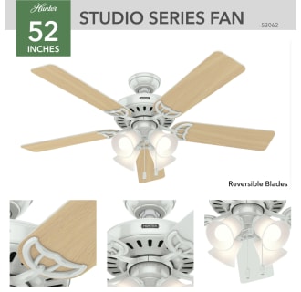 Hunter 53062 Studio Series Ceiling Fan Details
