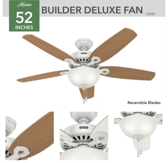 Hunter 53089 Builder Ceiling Fan Details