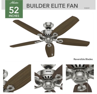 Hunter 53241 Builder Ceiling Fan Details