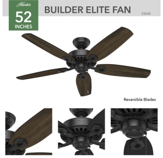 Hunter 53243 Builder Ceiling Fan Details