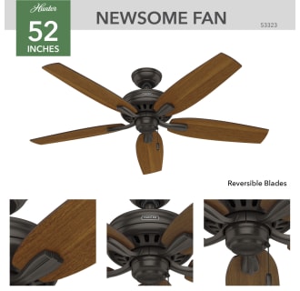 Hunter 53323 Newsome Ceiling Fan Details