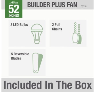 Hunter 53326 Builder Included in Box