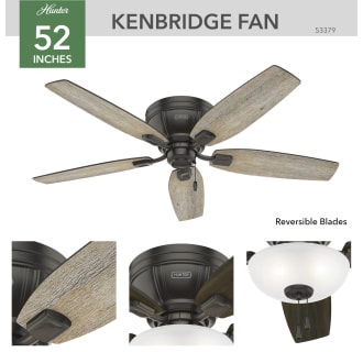 Hunter 53379 Kenbridge Ceiling Fan Details