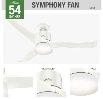 Hunter 59222 Symphony Ceiling Fan Details