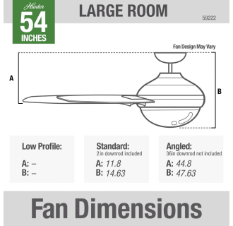 Hunter 59222 Symphony Dimension Graphic