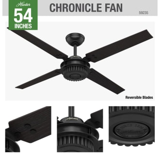 Hunter 59235 Chronicle Ceiling Fan Details