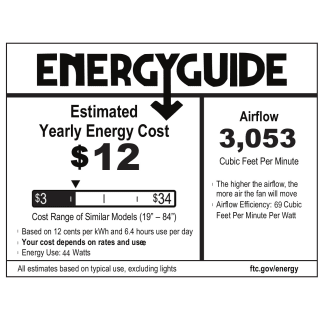 Hunter 59245 Dempsey Energy Guide