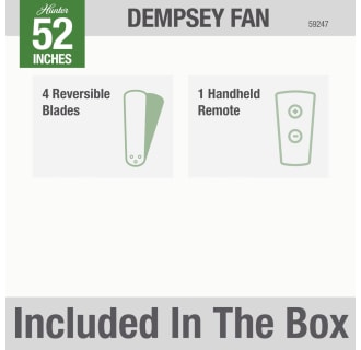 Hunter 59247 Dempsey Included in Box